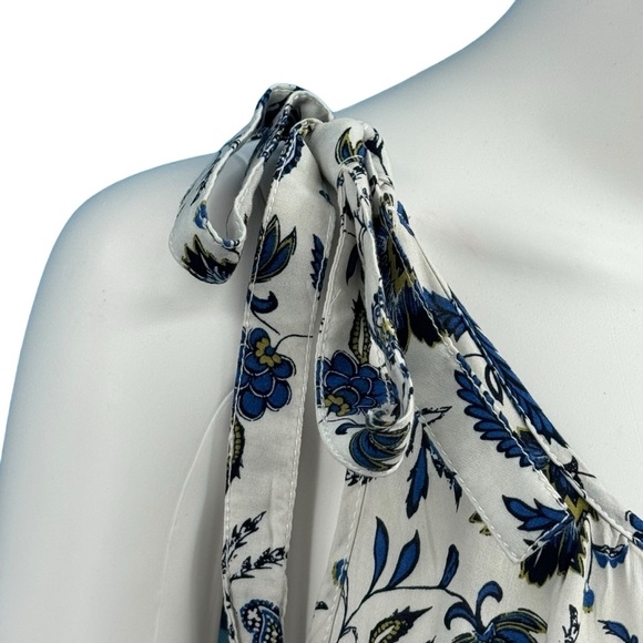 Beach Lunch Lounge Women's Functional Tie Shoulder Tier Dress Size Large - Picture 4 of 12